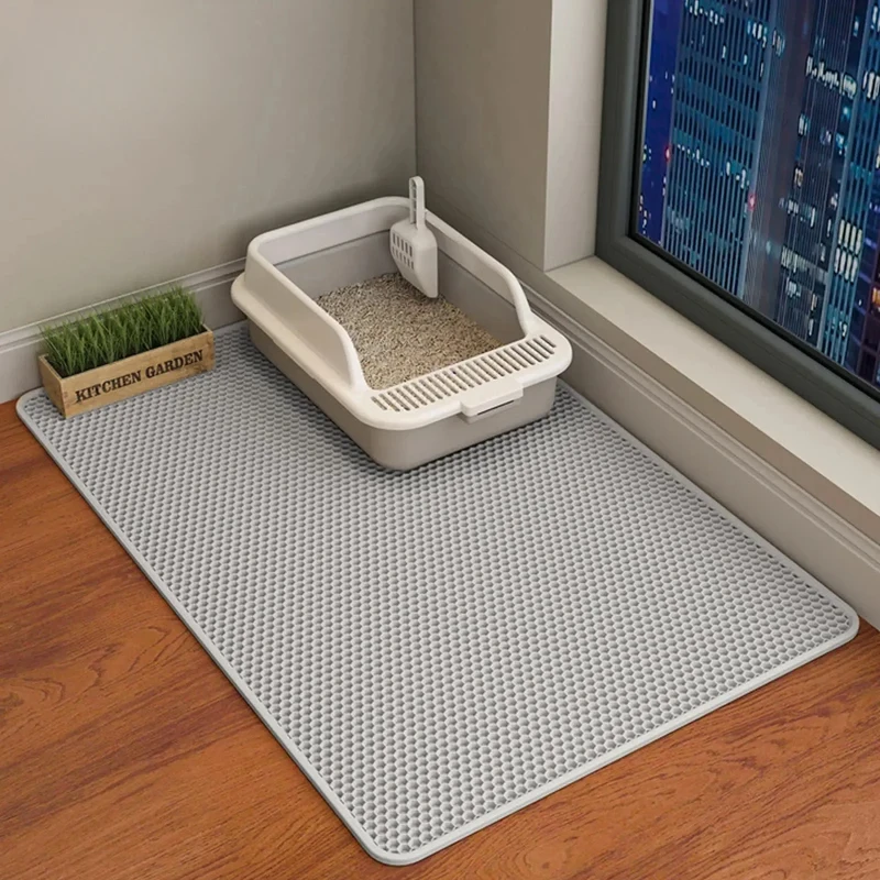 Cat Litter Mat cat accessories Double-layer Non-slip big Cat Litter Mat Pet Litter Box Filter MatWear Resistant free shipping
Cat Litter Mat cat accessories Double-layer Non-slip big Cat Litter Mat Pet Litter Box Filter MatWear Resistant free shipping