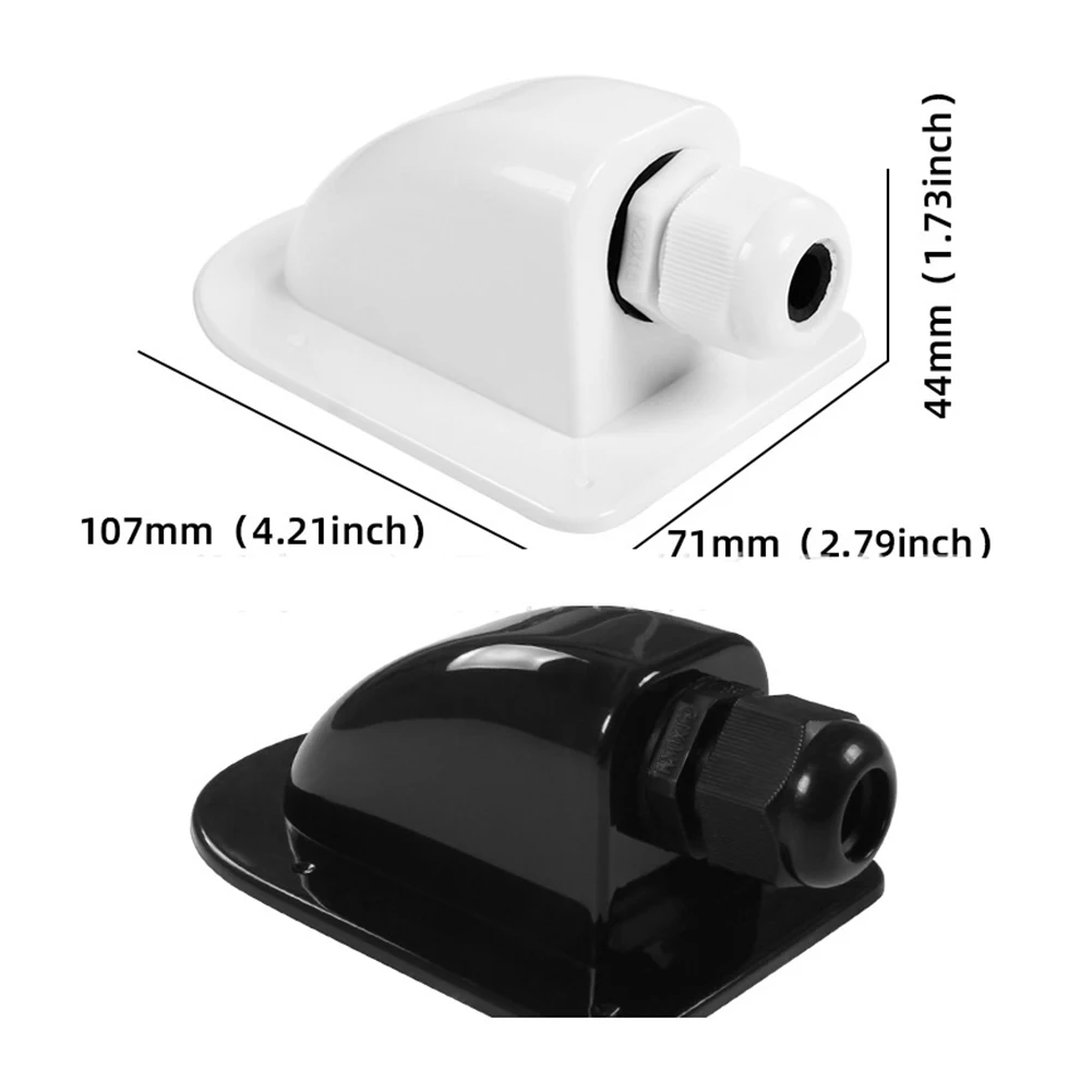 Single/Double Wire Motorhome Caravan Boat Junction Box Roof Wire Entry Cable Connector Holder Entry Gland Box Camper Accessories Single/Double Wire Motorhome Caravan Boat Junction Box Roof Wire Entry Cable Connector Holder Entry Gland Box Camper Accessories