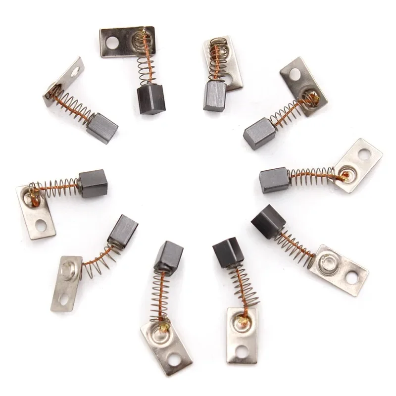 10pcs Electric Motor Carbon Brushes 3*3*4.5mm Suitable For Saeyang Series 210L/102L/105L Power Tool Accessories
10pcs Electric Motor Carbon Brushes 3*3*4.5mm Suitable For Saeyang Series 210L/102L/105L Power Tool Accessories