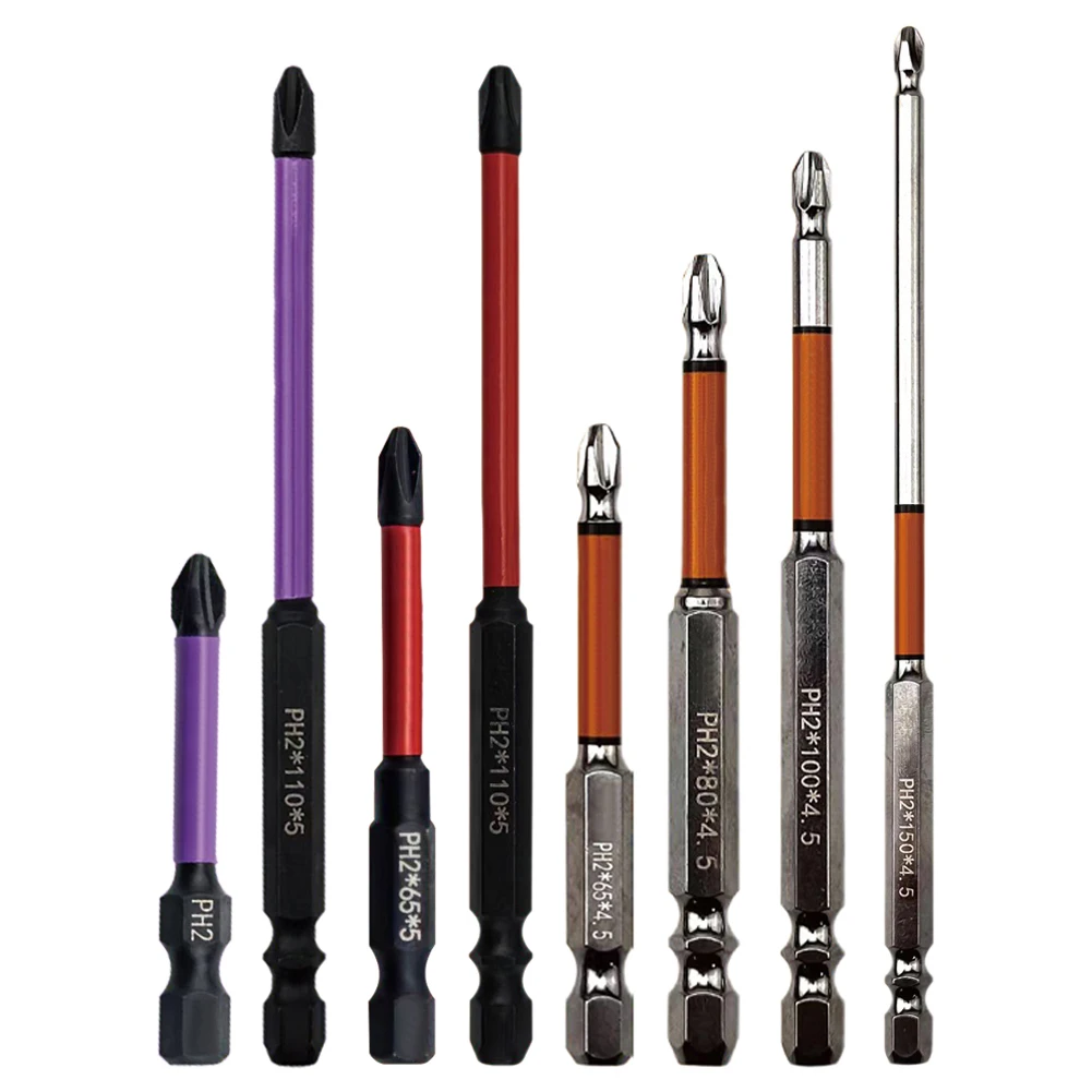 1pc Cross Screwdriver Bit PH2 Magnetic Batch Head HRC61° HRC62° HRC63° Hardness Electric Screwdriver Bit Power Tools 50-150mm
1pc Cross Screwdriver Bit PH2 Magnetic Batch Head HRC61° HRC62° HRC63° Hardness Electric Screwdriver Bit Power Tools 50-150mm