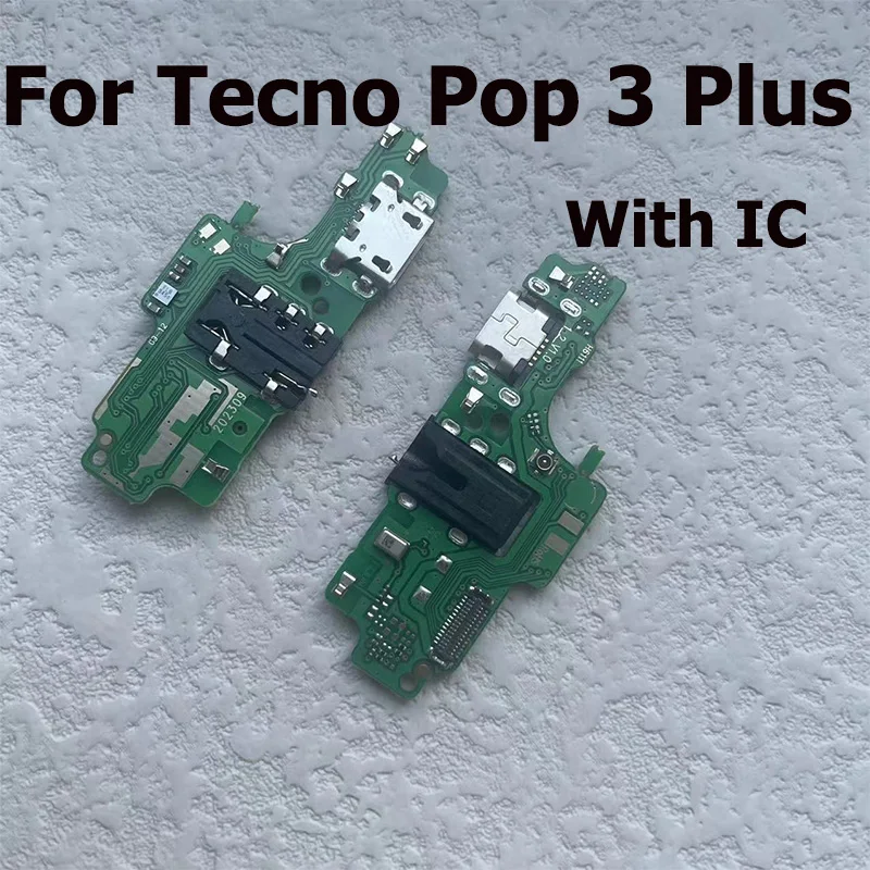 

For Tecno Pop 3 Plus Fast USB Charging Dock Port Mic Microphone Connector Board Flex Cable Repair Parts