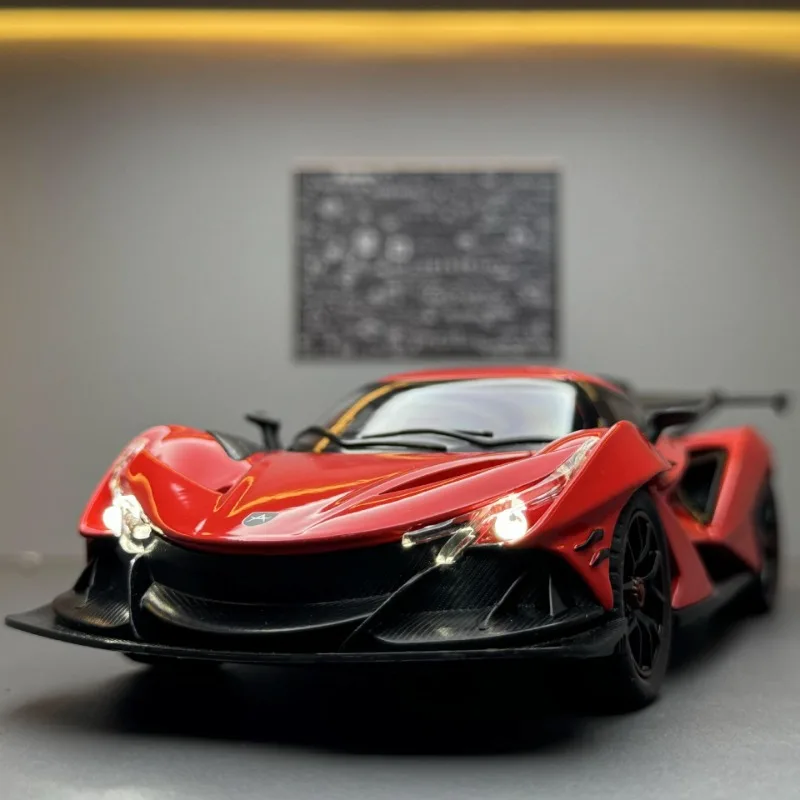 Simulation 1:24 Scale Apollo IE Supercar Model Sound Light Collective Diecast Toys Vehicles Kids Boys Birthday Gift Home Decor
Simulation 1:24 Scale Apollo IE Supercar Model Sound Light Collective Diecast Toys Vehicles Kids Boys Birthday Gift Home Decor