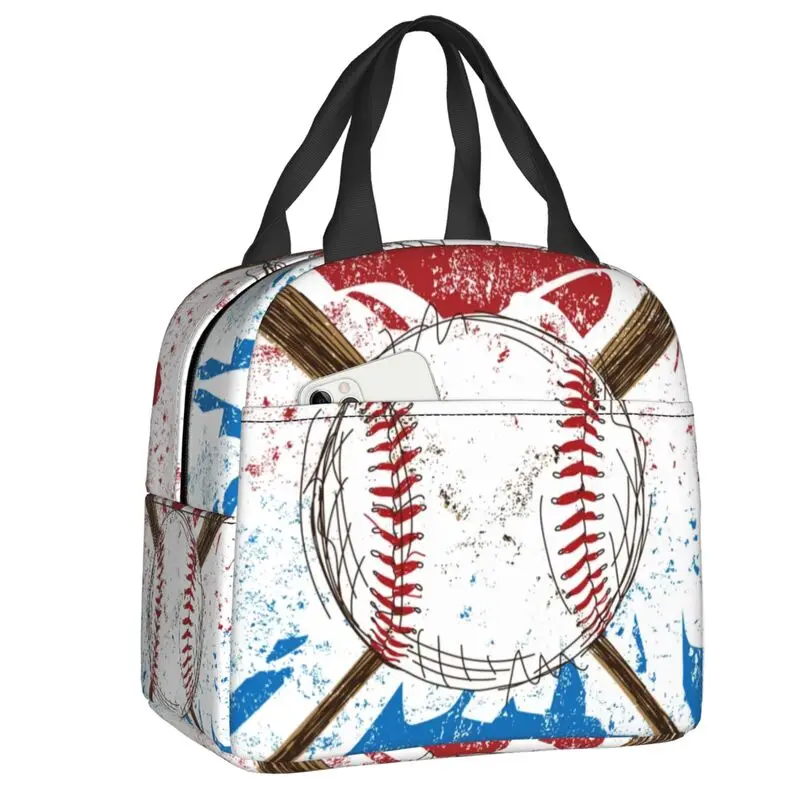 Custom Abstract Baseball Flag Lunch Bag Women Thermal Cooler Insulated Lunch Box for Student School Work Food Picnic Tote Bags
Custom Abstract Baseball Flag Lunch Bag Women Thermal Cooler Insulated Lunch Box for Student School Work Food Picnic Tote Bags