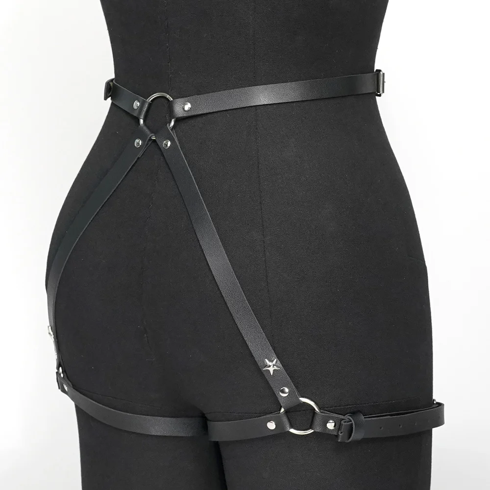 Women Sexy Leg Harness Thigh Garter Belt Leather Lingerie Sex Toys Bdsm Bondage Lingerie Goth Fetish Women Festival Rave Outfit Women Sexy Leg Harness Thigh Garter Belt Leather Lingerie Sex Toys Bdsm Bondage Lingerie Goth Fetish Women Festival Rave Outfit