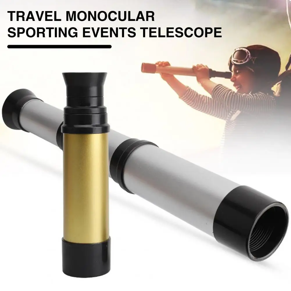 

Concert Telescope Portable Kids Telescope for Outdoor Hiking Bird Watching Concerts 35mm Lens Monocular Toy Gift for Boys Girls
