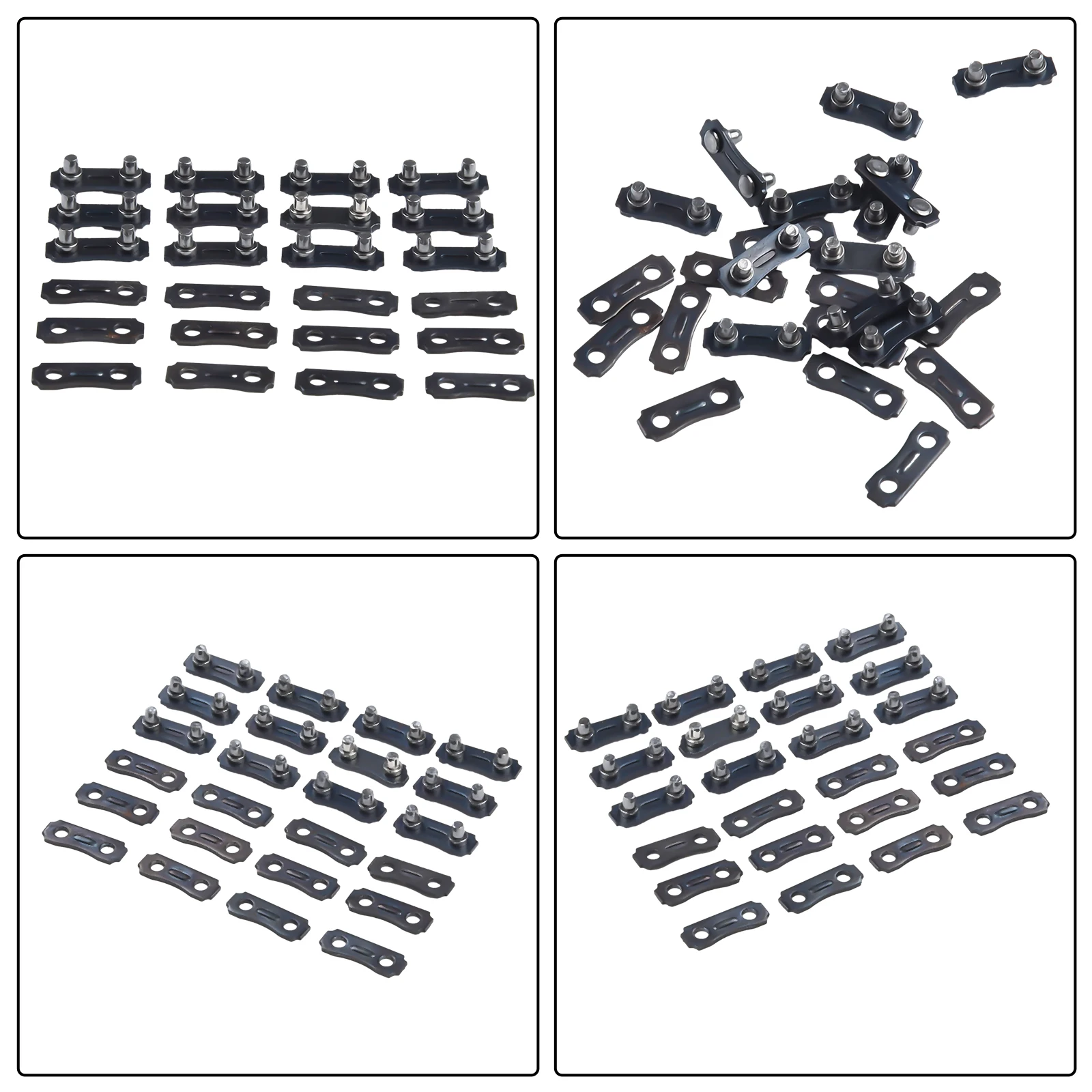 Chainsaw Chain Repair Kits, 12 Sets, Practical Tool, Suitable for 3/8 LP 050 Inch Links Tie Straps, Restore Your Chainsaw
Chainsaw Chain Repair Kits, 12 Sets, Practical Tool, Suitable for 3/8 LP 050 Inch Links Tie Straps, Restore Your Chainsaw