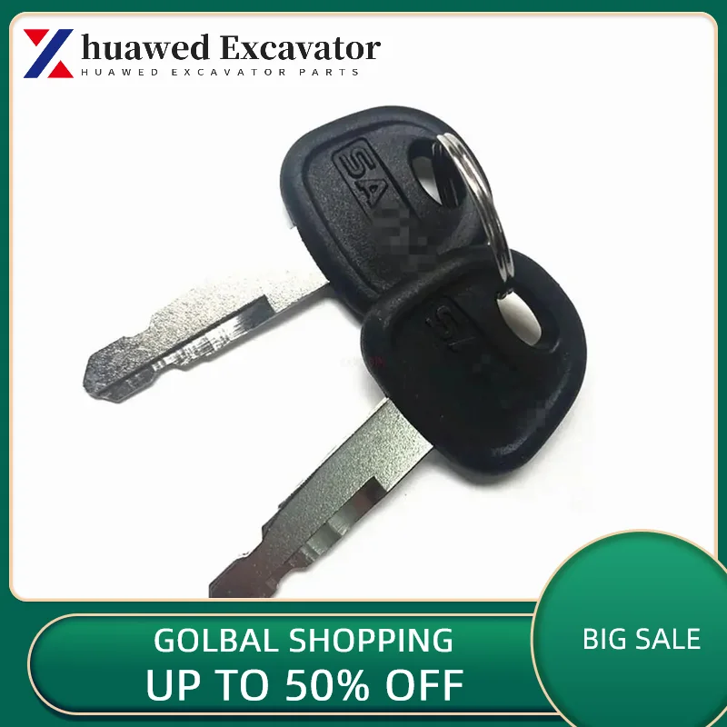 

Excavator Original Key Ignition Key Excavator Accessories For Sany Sy 65 75-9 135-8 V