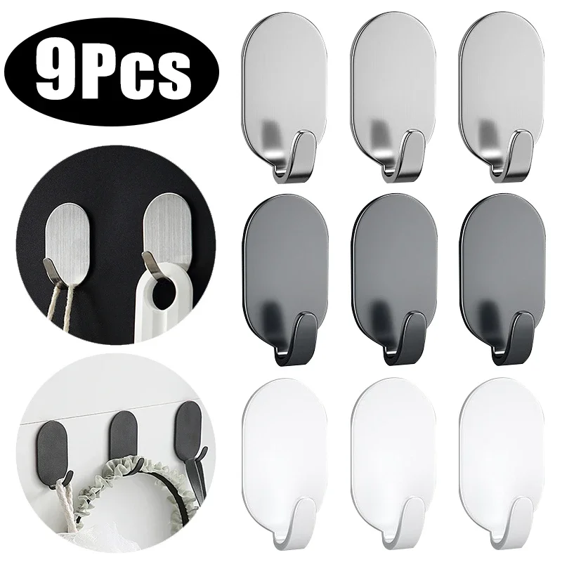 Self Adhesive Mini Hook Multi-Functional Coat Umbrella Key Wall Hanger Rack Bathroom Kitchen Organizer Towel Rack Shelf Steel
Self Adhesive Mini Hook Multi-Functional Coat Umbrella Key Wall Hanger Rack Bathroom Kitchen Organizer Towel Rack Shelf Steel