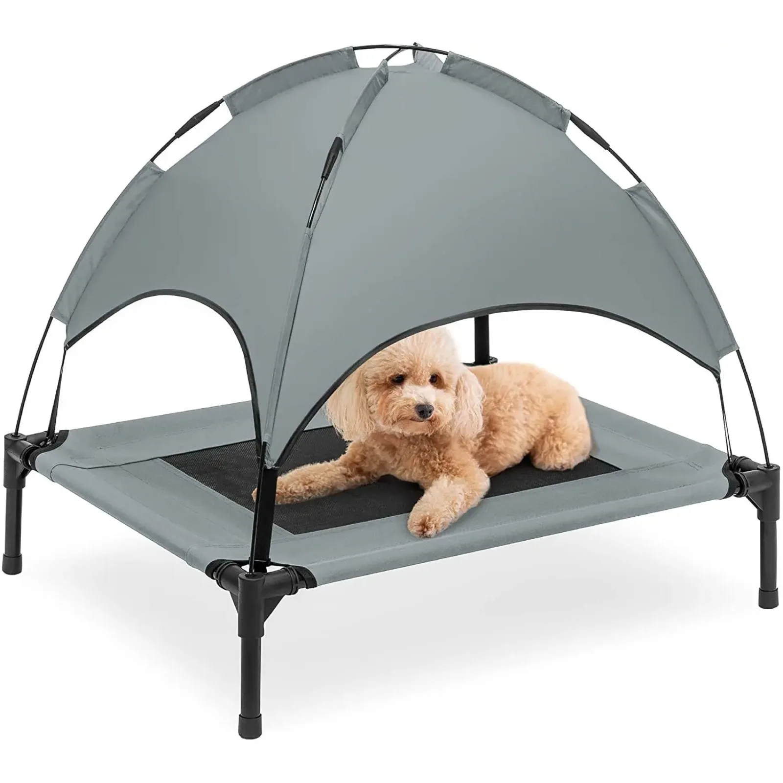 Elevated Dog Bed with canopy, Outdoor Dog Bed with Removable canopy, Sunshade Tent, Portable Elevated Pet Bed, Cool Bed, Dog Cam
Elevated Dog Bed with canopy, Outdoor Dog Bed with Removable canopy, Sunshade Tent, Portable Elevated Pet Bed, Cool Bed, Dog Cam