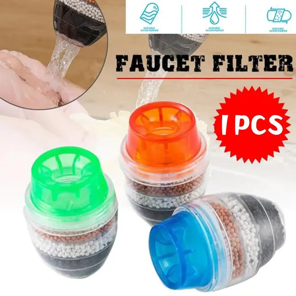 

6 Layers Water Filter Tap Purifier Medical Stone Coconut Charcoal Nozzle For Faucet Household Kitchen Bathroom Mixer Aerato K2B3