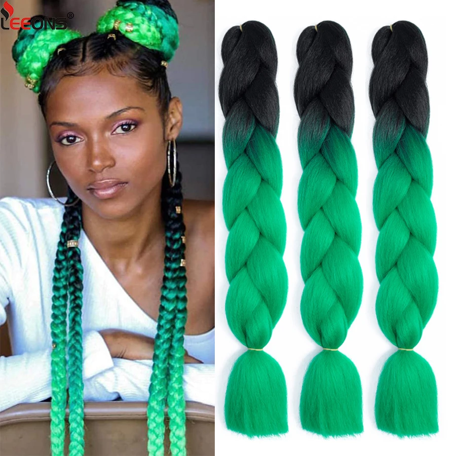 Leeons 24Inch Black Blue Synthetic Jumbo Braids Hair Omber Braiding Hair Extensions For Women Diy Hair Braids Fake Hair 100G/Pcs
Leeons 24Inch Black Blue Synthetic Jumbo Braids Hair Omber Braiding Hair Extensions For Women Diy Hair Braids Fake Hair 100G/Pcs