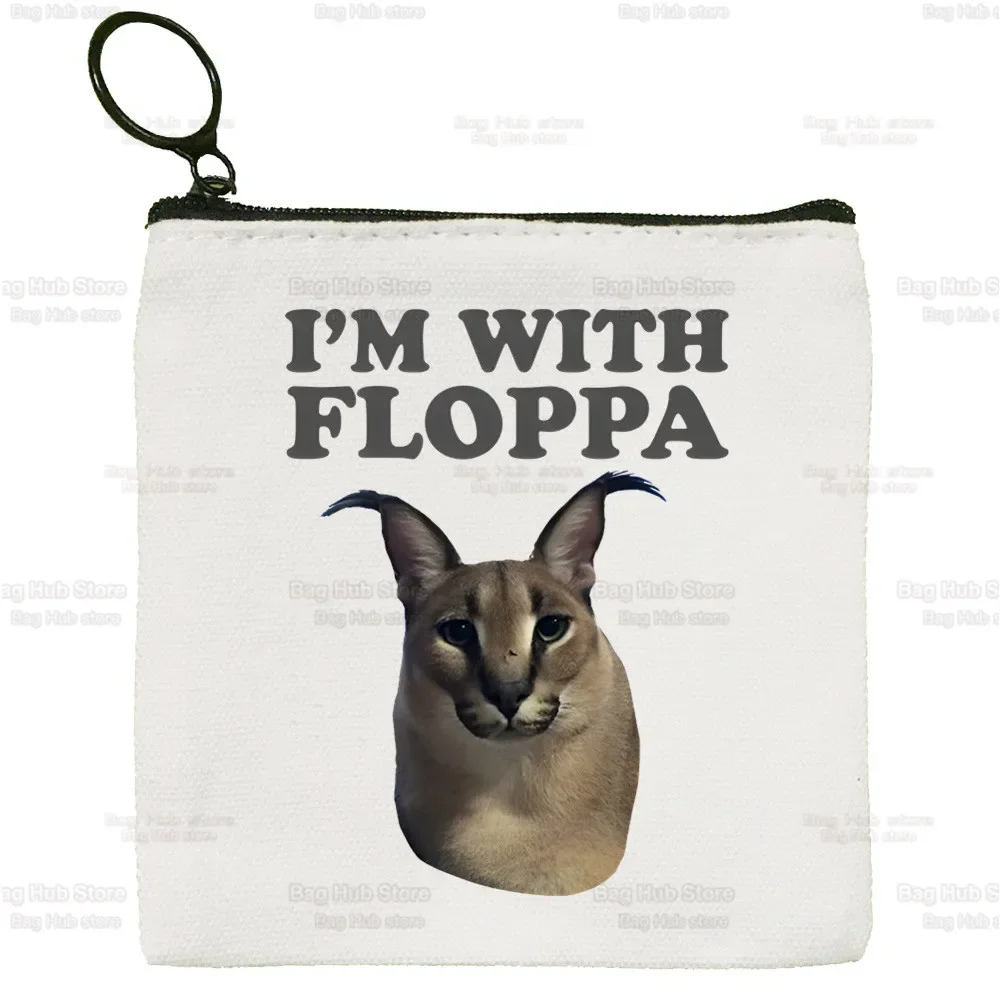 Kawaii The Floppa Canvas Coin Purse Custom Logo Caracal Cat Zabloing Storage Pouch Canvas Bag New Coin Bag Key Coin Purse
Kawaii The Floppa Canvas Coin Purse Custom Logo Caracal Cat Zabloing Storage Pouch Canvas Bag New Coin Bag Key Coin Purse