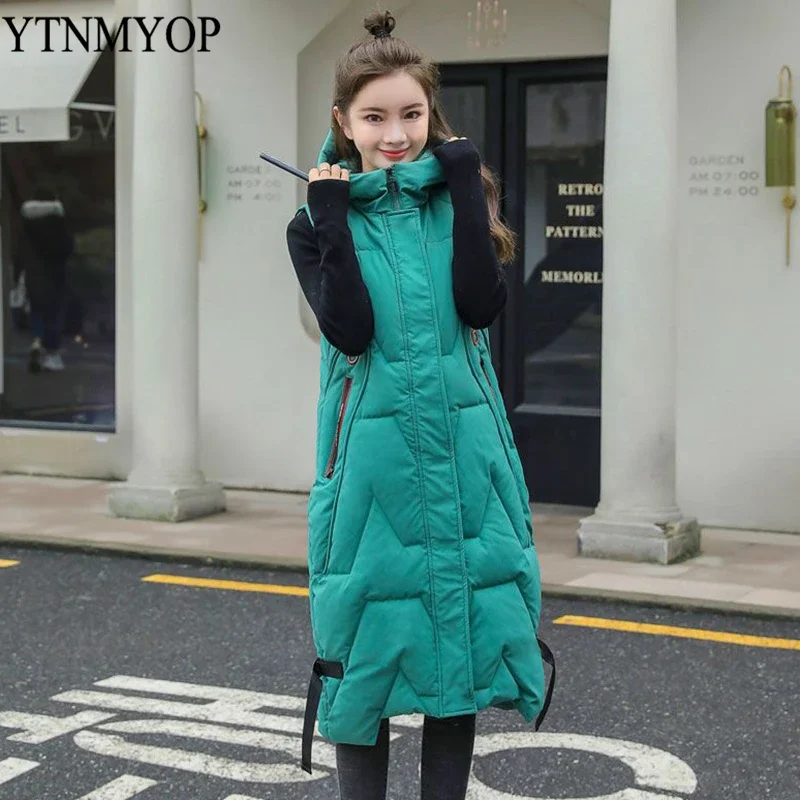 Autumn And Winter Warm Vest Coat Hooded Slim Fashion Long Clothing Sleeveless S-2XL Snow Wear Waistcoat Outwear YTNMYOP
Autumn And Winter Warm Vest Coat Hooded Slim Fashion Long Clothing Sleeveless S-2XL Snow Wear Waistcoat Outwear YTNMYOP