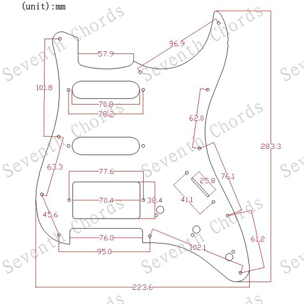 Multicolor 11Hole SSH Guitar Pickguard Scratch Plate For ST SQ Electric Guitars Celluloid Guitar Replacement Parts
Multicolor 11Hole SSH Guitar Pickguard Scratch Plate For ST SQ Electric Guitars Celluloid Guitar Replacement Parts