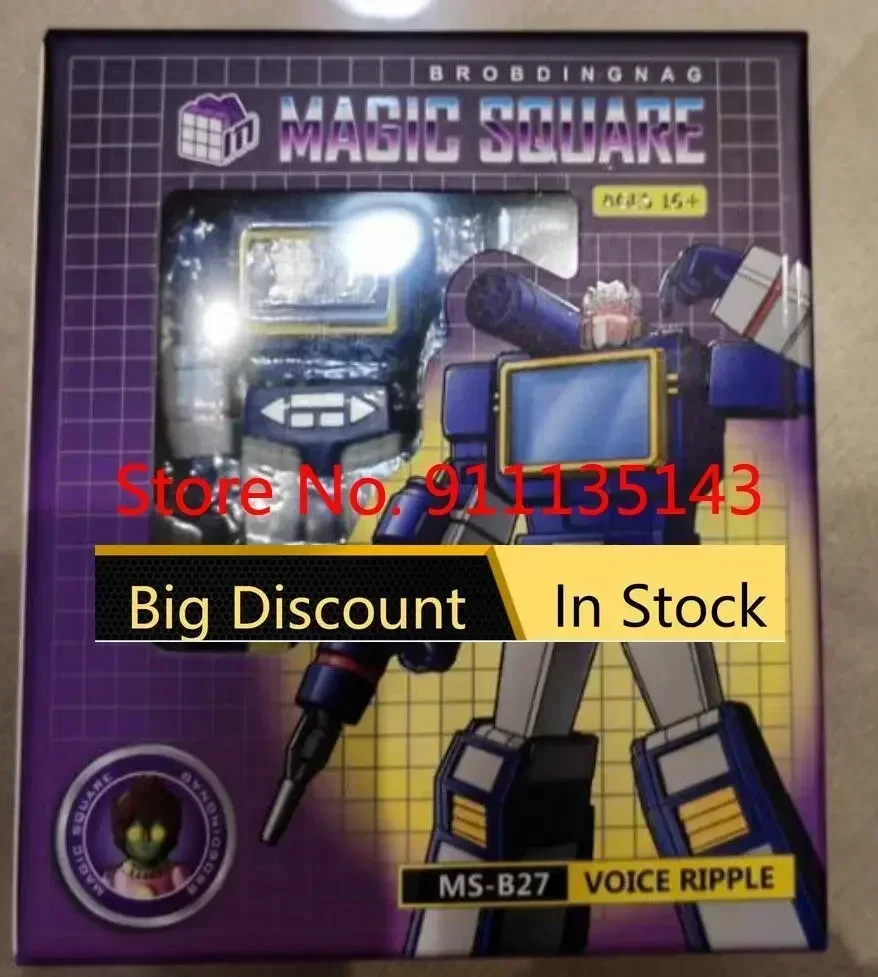 Magic Square MS-TOYS MS-B27 Voice Ripple Soundwave Soundwall Original Color With 1 Tape In Stock
Magic Square MS-TOYS MS-B27 Voice Ripple Soundwave Soundwall Original Color With 1 Tape In Stock