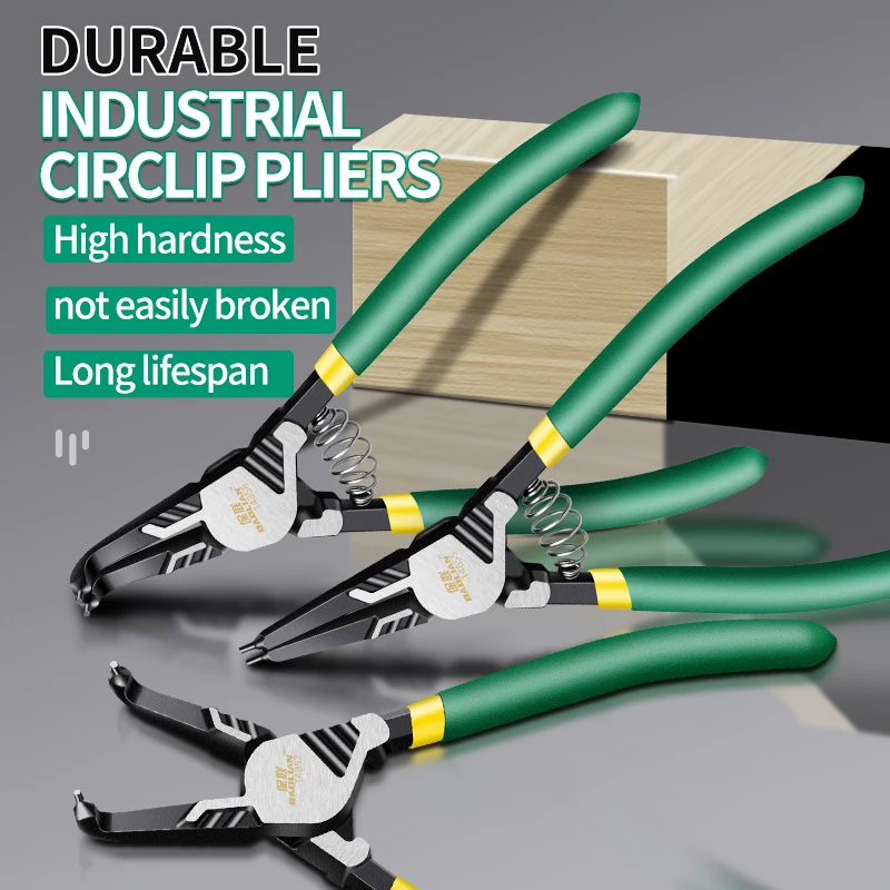 7 Inch Ortable External Pliers Retaining Clips Industrial Grade Multifunctional Snap Ring Circlip Pliers Hardware Manual Tools
7 Inch Ortable External Pliers Retaining Clips Industrial Grade Multifunctional Snap Ring Circlip Pliers Hardware Manual Tools