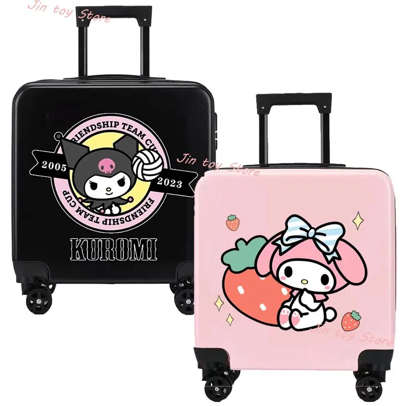 Kawaii Sanrio квадратный чемодан Kuromi Cinnamoroll почтовый Пом Пурин троллейный Портативный Чемодан детский пароль коробка
Kawaii Sanrio квадратный чемодан Kuromi Cinnamoroll почтовый Пом Пурин троллейный Портативный Чемодан детский пароль коробка