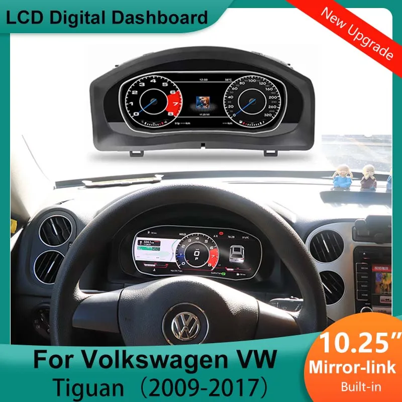 Digital Dashboard Panel Virtual Instrument Cluster CockPit LCD Speedometer for Volkswagen VW Tiguan 2009-2017 Full LCD Screen
Digital Dashboard Panel Virtual Instrument Cluster CockPit LCD Speedometer for Volkswagen VW Tiguan 2009-2017 Full LCD Screen