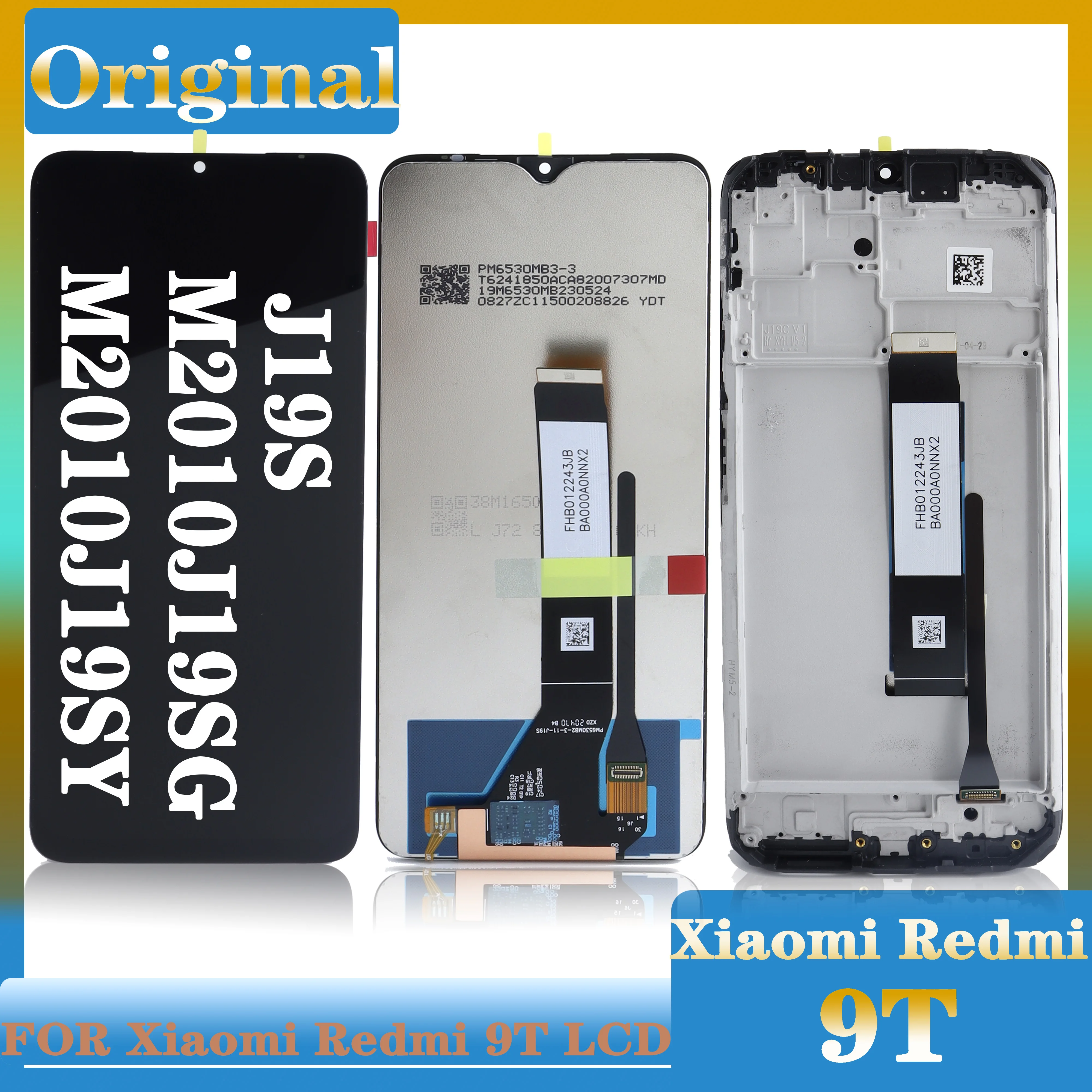 

Original 6.53" For Xiaomi POCO M3 LCD Display Touch Screen Digitizer Assembly For Redmi Xiaomi 9T LCD J19S M2010J19SG M2010J19SY