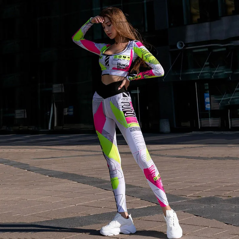 Krismile Women Fashion Color-Block Letter Print Long Sleeve Tops & Skinny Pants Suits Spring Summer Sportswear Sports Set
Krismile Women Fashion Color-Block Letter Print Long Sleeve Tops & Skinny Pants Suits Spring Summer Sportswear Sports Set