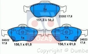 

Store code: FDB1890 for the brake pad ON----1.4d * D4D * (PREMIER)
