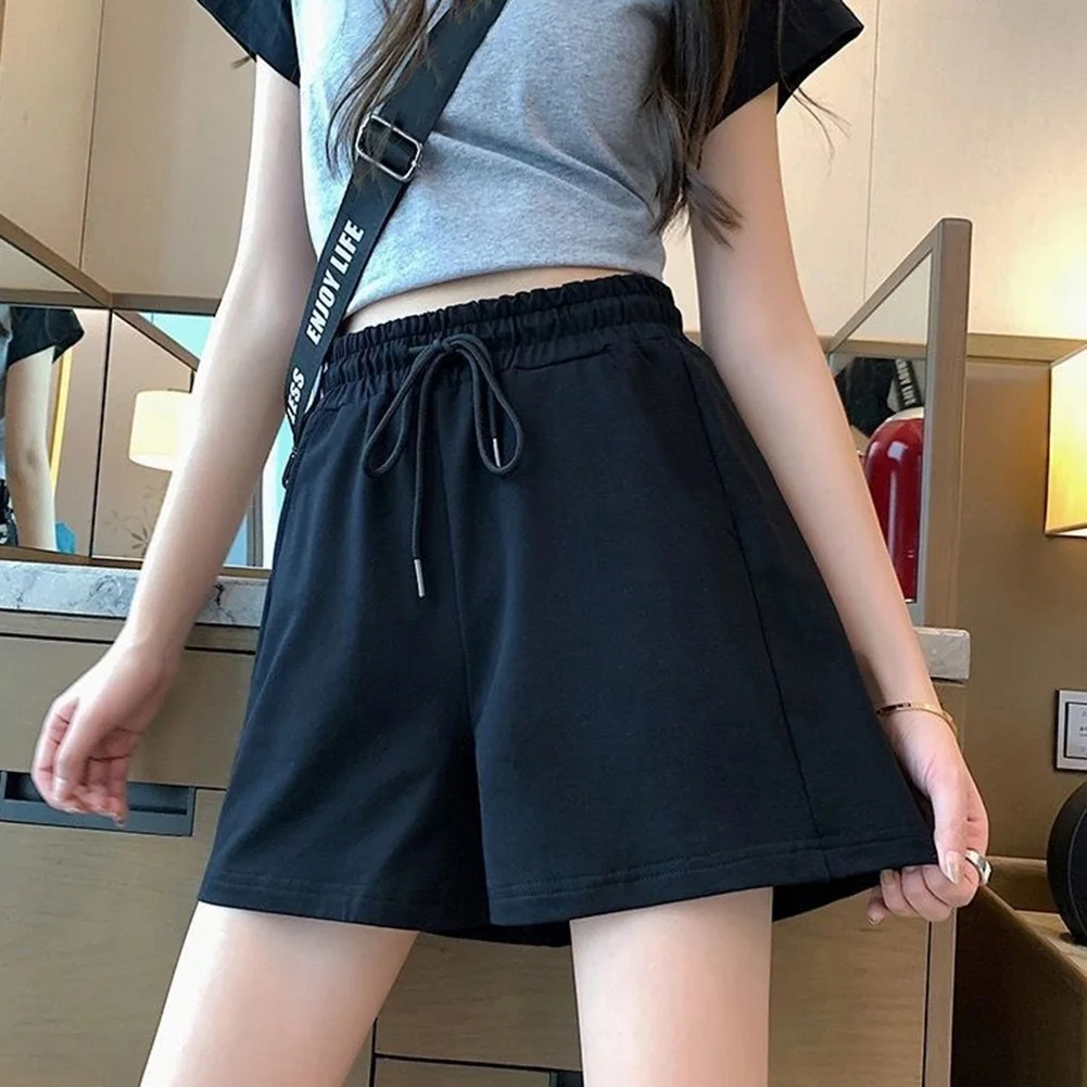 Summer Shorts Skirts Women Elastic High Waist Casual Wide Leg Shorts Korean A Line Loose Mini Skirt Black Short Pants
Summer Shorts Skirts Women Elastic High Waist Casual Wide Leg Shorts Korean A Line Loose Mini Skirt Black Short Pants