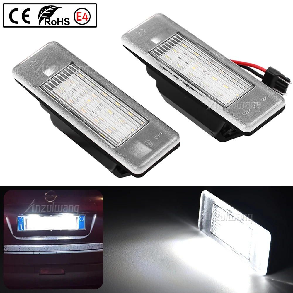 2Pcs Car LED License Number Plate light Lamps For Nissan Juke F15 Micra K12 March K13 Kicks Note E11 Armada NV200 Rogue Qashqai
2Pcs Car LED License Number Plate light Lamps For Nissan Juke F15 Micra K12 March K13 Kicks Note E11 Armada NV200 Rogue Qashqai