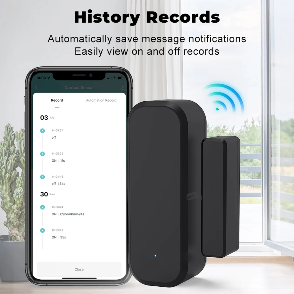 Двухрежимный датчик двери с Wi-Fi и Bluetooth подходит для беспроводного дистанционного управления умным домом
Двухрежимный датчик двери с Wi-Fi и Bluetooth подходит для беспроводного дистанционного управления умным домом