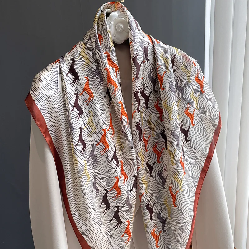 New Fashion 90 Retro Square Towelfor Ladies Painting Horse Shawl Decorative Headscarf Variety Popular soft Scarf hot gift
New Fashion 90 Retro Square Towelfor Ladies Painting Horse Shawl Decorative Headscarf Variety Popular soft Scarf hot gift