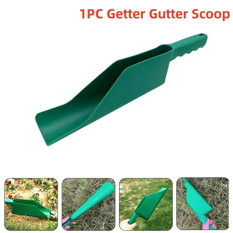 

Gutter Getter Scoop Cleaning Roof Tool Flex Fit Dirt Debris Remove Multi Use Eaves Garden Leaf Gutter Spoon Shovel Supplies