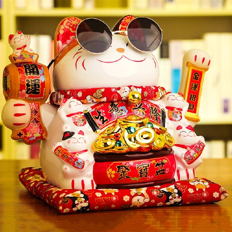 11-inch shaking hands beckoning cat ornaments open large shop cashier counter home living room decoration housewarming gift
11-inch shaking hands beckoning cat ornaments open large shop cashier counter home living room decoration housewarming gift