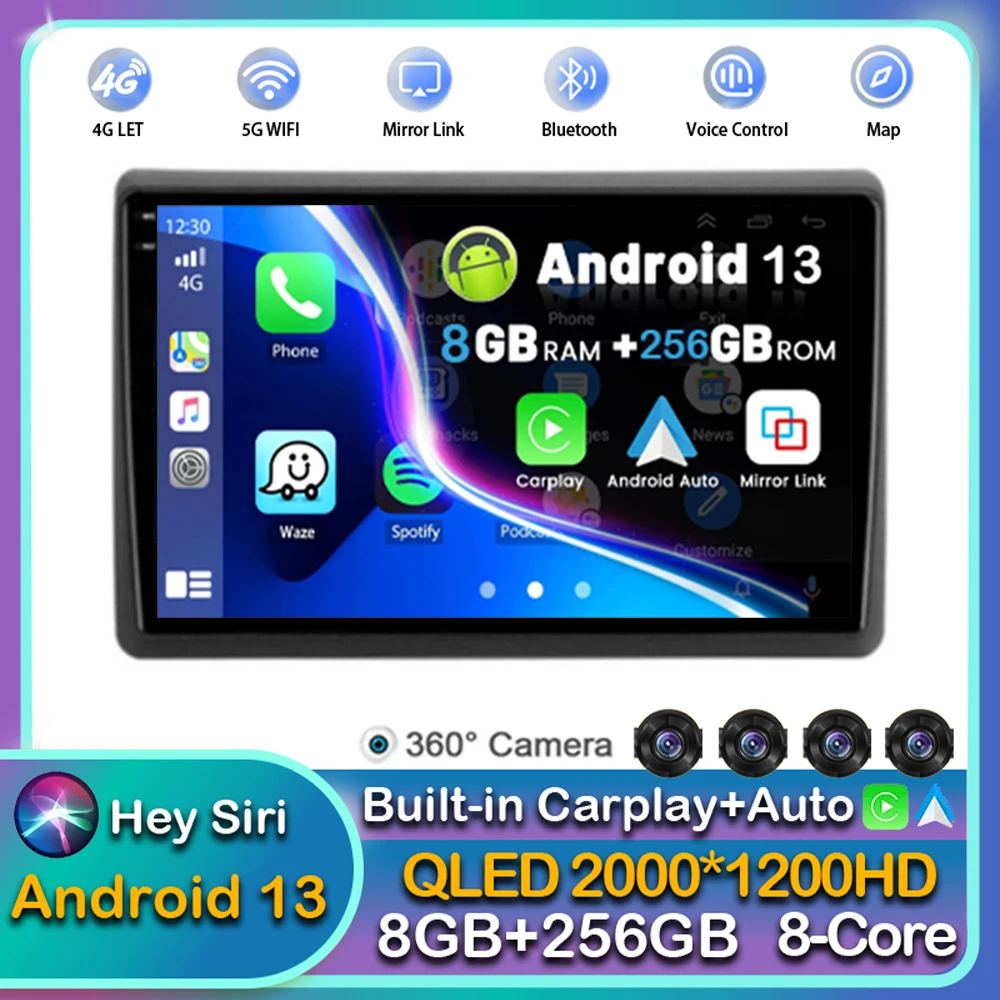 Android 13 Carplay Auto For Renault Master Nissan NV400 Opel Movano 2010 - 2021 Car Radio Multimedia Player Video Stereo BT DSP
Android 13 Carplay Auto For Renault Master Nissan NV400 Opel Movano 2010 - 2021 Car Radio Multimedia Player Video Stereo BT DSP