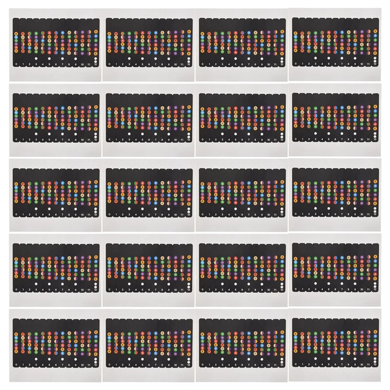 20X Learning To Play With A Note Sticker For The Fretboard Comb Suitable For Electric Guitar, Acoustic Guitar
20X Learning To Play With A Note Sticker For The Fretboard Comb Suitable For Electric Guitar, Acoustic Guitar
