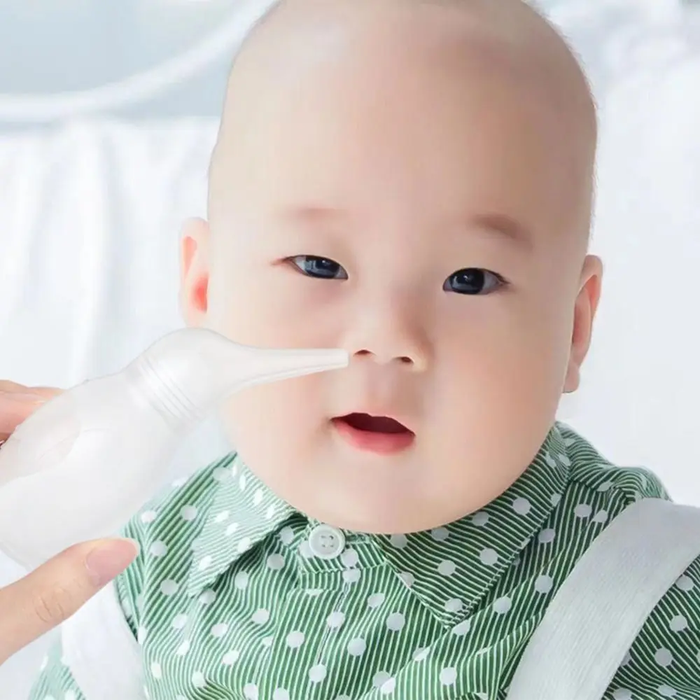 

Care Product Practical Safety Silicone Baby Nose Aspirator Baby Nasal Aspirator Toddler Nose Sucker Infant Nose Cleaner Snot