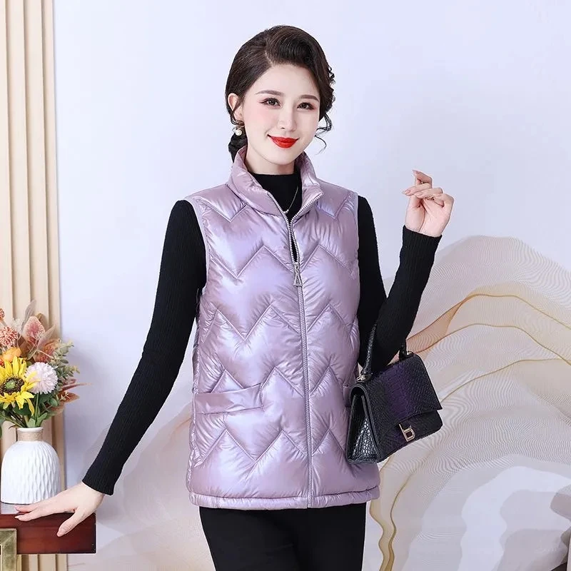 2023 Autumn Jacket Vest Women Winter Down Cotton-Padded Waistcoat New Female Clothing Sleeveless Short Vest Jacket Mujer Coats
2023 Autumn Jacket Vest Women Winter Down Cotton-Padded Waistcoat New Female Clothing Sleeveless Short Vest Jacket Mujer Coats