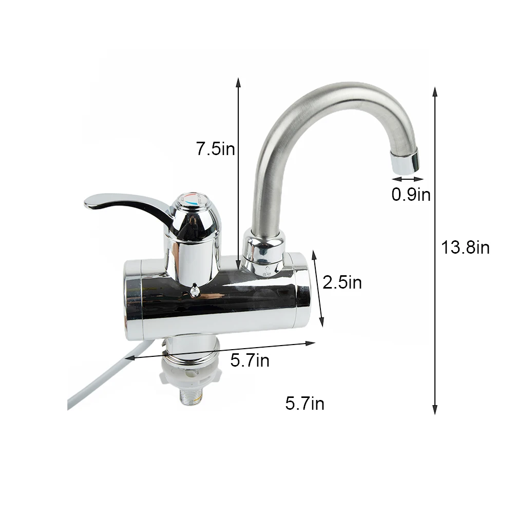 Hot Water Tap Shower Set Stainless Steel 360 Degrees Rotation Constant Temperature Crystal Display Accessories
Hot Water Tap Shower Set Stainless Steel 360 Degrees Rotation Constant Temperature Crystal Display Accessories