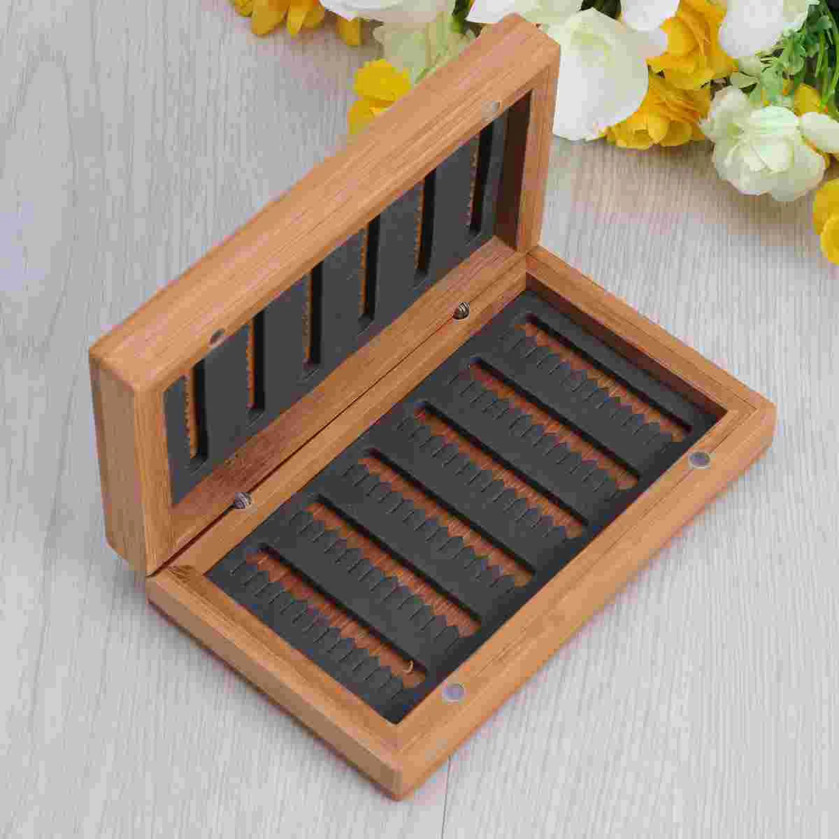 Bamboo Fishing Tackle Box Pocket Fly Fishing Lure Bass Bait Storage Case Lure Hook Organizer
Bamboo Fishing Tackle Box Pocket Fly Fishing Lure Bass Bait Storage Case Lure Hook Organizer