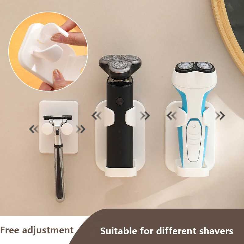 Electric Shaver Razor Wall-Mounted Holder Punching Free Space Saving Storage Holder Organizer Traceless Bathroom Accessories
Electric Shaver Razor Wall-Mounted Holder Punching Free Space Saving Storage Holder Organizer Traceless Bathroom Accessories
