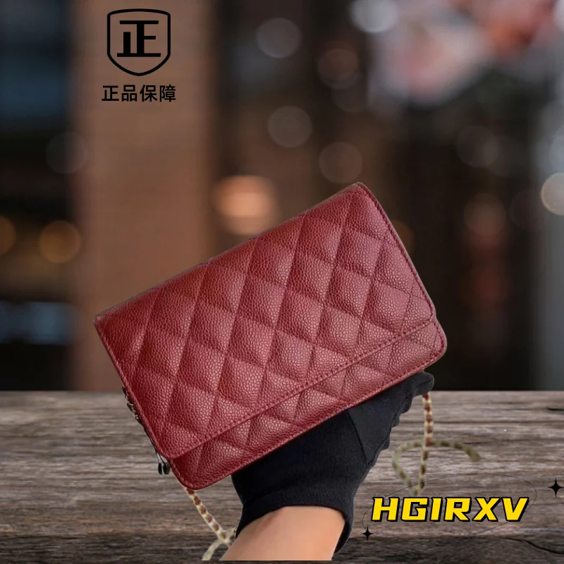 

HGIRXV Luxury Designer Handbags Women Lambskin Leather Crossbody Bag Soft Leather Tote Purse Metal Chain Flap Shoulder Bags