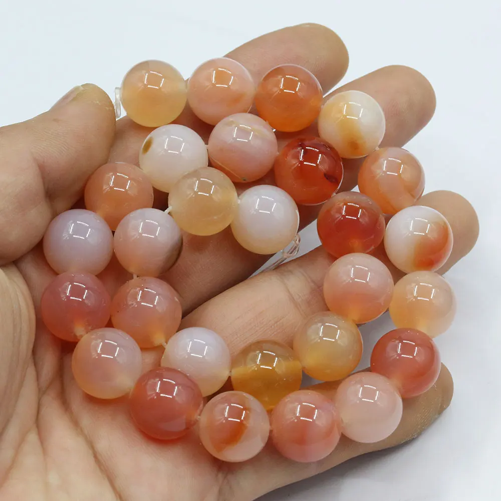 14mm Natural Red Agate Carnelian Smooth Round Beads Loose Beads 15" Strand Jewelry Making DIY
14mm Natural Red Agate Carnelian Smooth Round Beads Loose Beads 15" Strand Jewelry Making DIY