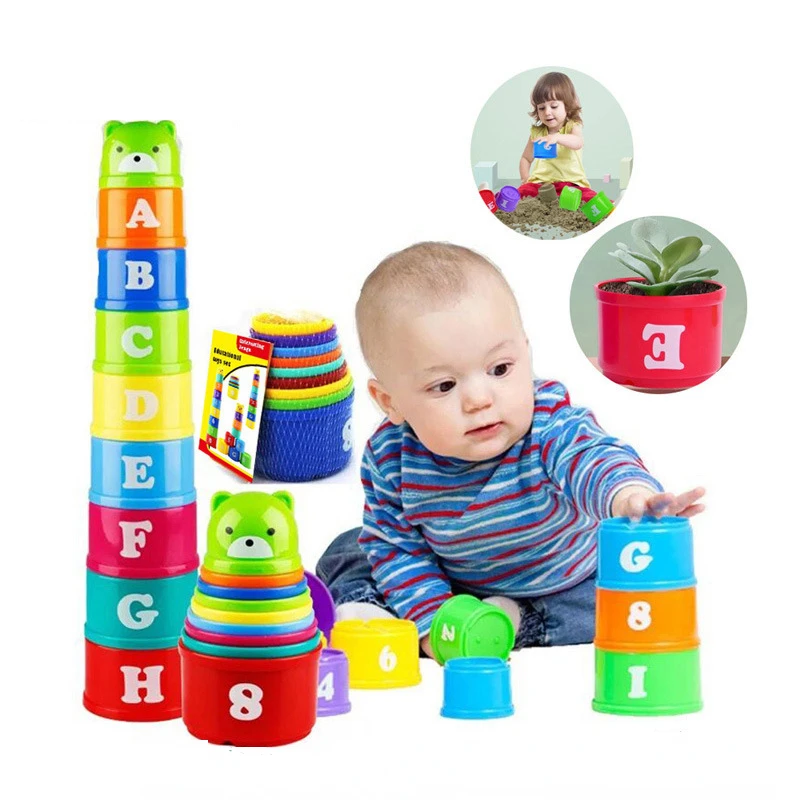 8pcs Digital Letter Folding Cup Tower Rainbow Tower Building Blocks Baby Montessori Toy Teething Development Early Education Toy
8pcs Digital Letter Folding Cup Tower Rainbow Tower Building Blocks Baby Montessori Toy Teething Development Early Education Toy