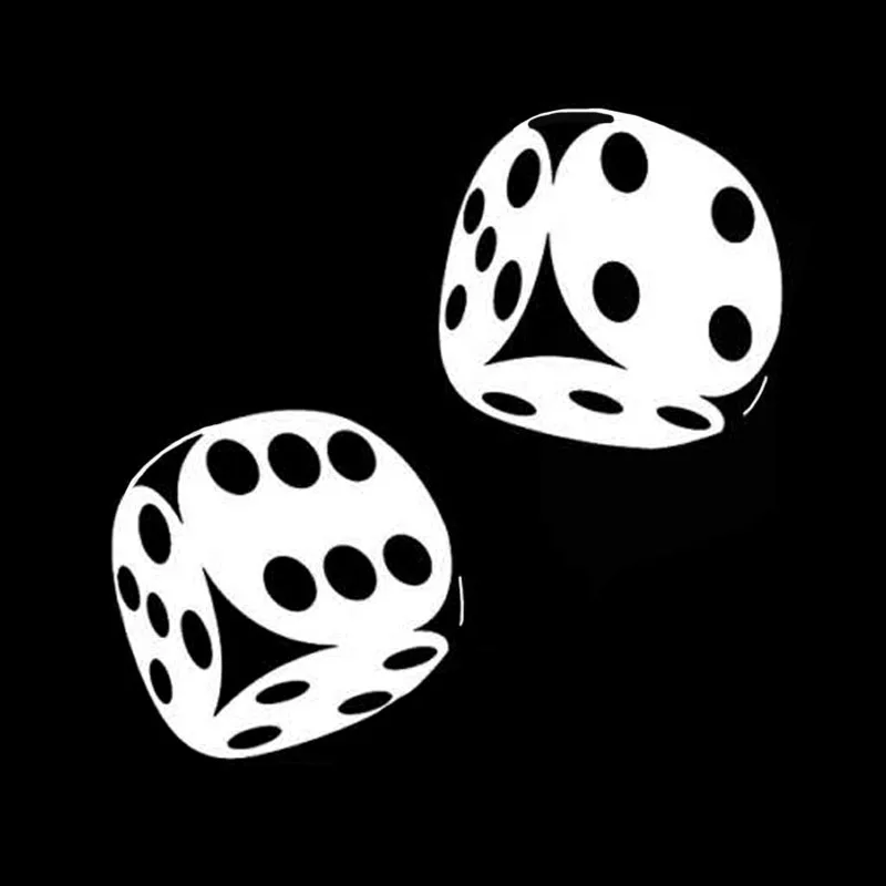 Car Sticker Fun Car Sticker Casino Poker Dice High Quality Decorative Decal PVC Car Sticker Waterproof Black/White, 16cm*11cm
Car Sticker Fun Car Sticker Casino Poker Dice High Quality Decorative Decal PVC Car Sticker Waterproof Black/White, 16cm*11cm