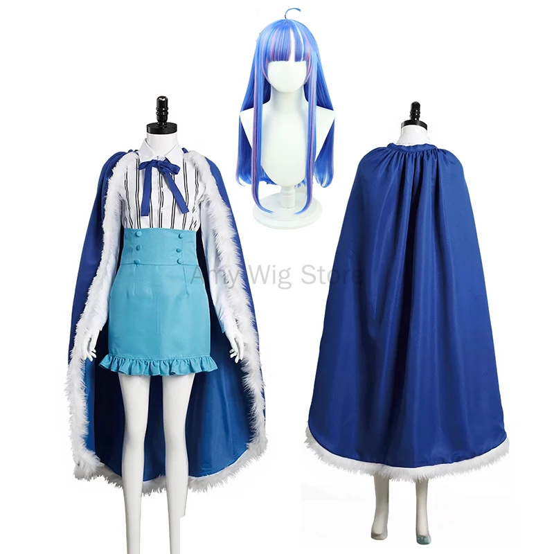 Anime Ulti Cosplay Costume Outfits Dress With Cloak for Halloween Carnival Suit Ulti Cosplay Wig Blue Long Women Girls Uniform
Anime Ulti Cosplay Costume Outfits Dress With Cloak for Halloween Carnival Suit Ulti Cosplay Wig Blue Long Women Girls Uniform