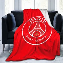 

Germain New Arrival Fashion Leisure Flannel Blanket Parissg Red Blues Blue Ligue 1 French Olympique De Marseille Edinson Soccer