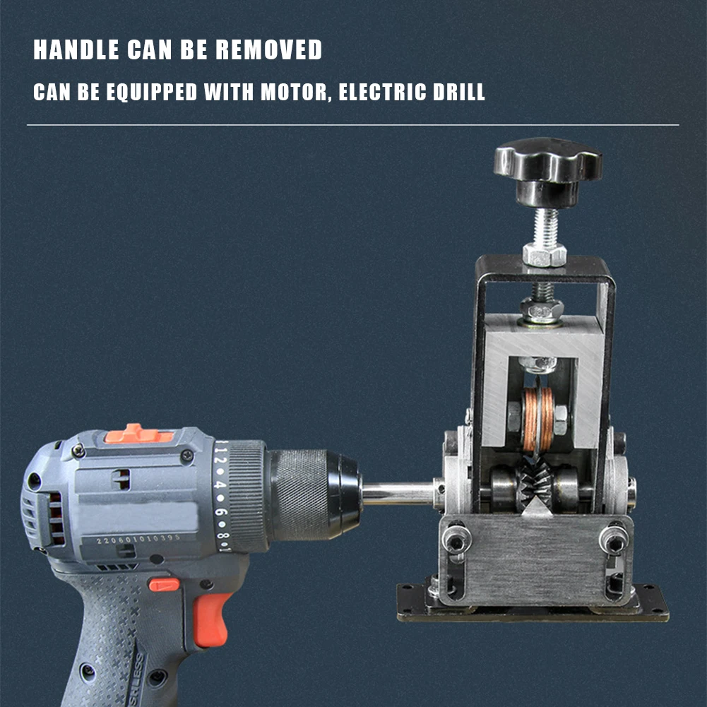 

Manual Wire Stripper Portable Wire Stripper Machine with Hand Crank Wire Stripping Tool Drill-Powered for Scrap Copper Recycling