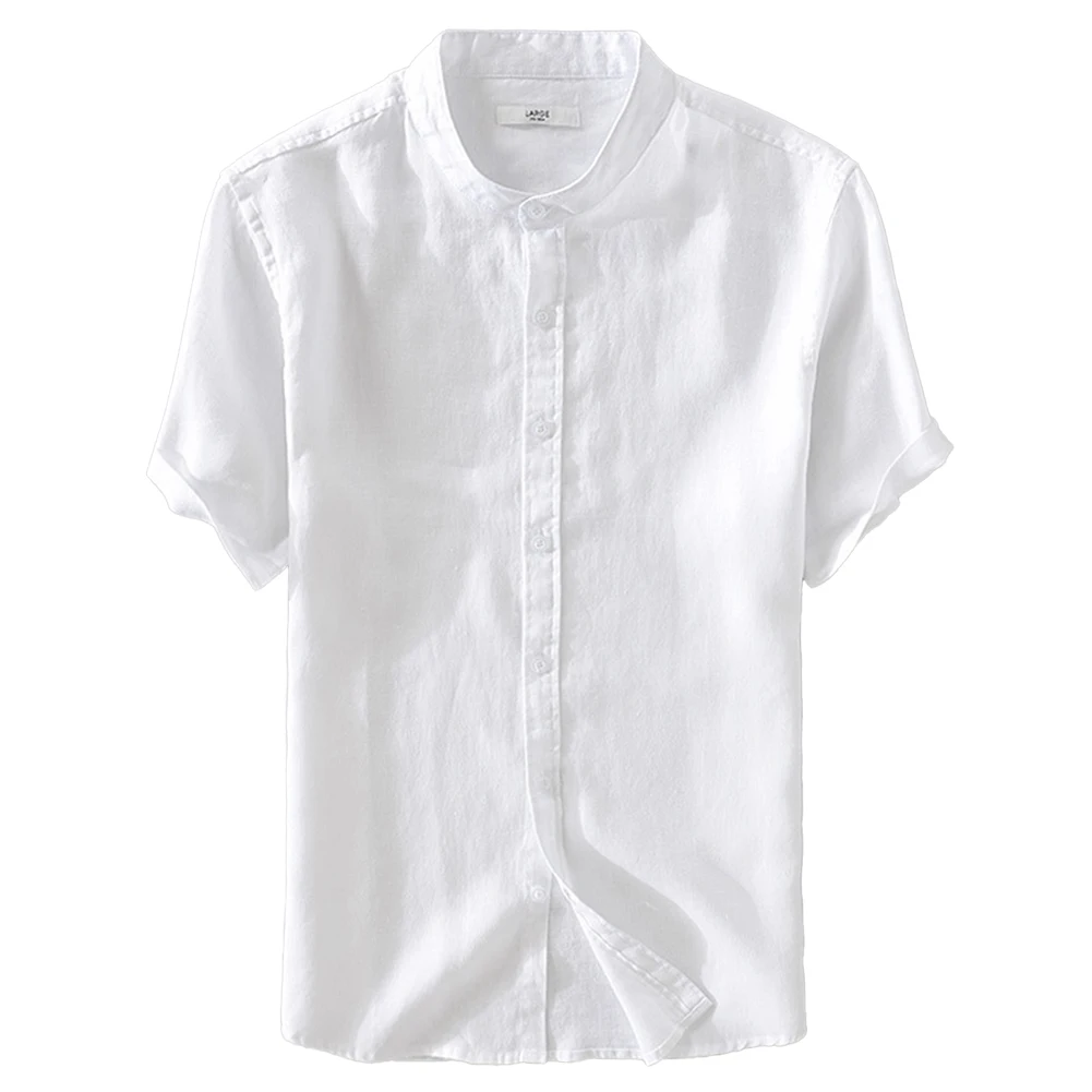 Male Blouse Shirt Breathable Button Casual Comfortable Men Short Sleeve Solid Color Stand Collar Summer Fashion
Male Blouse Shirt Breathable Button Casual Comfortable Men Short Sleeve Solid Color Stand Collar Summer Fashion