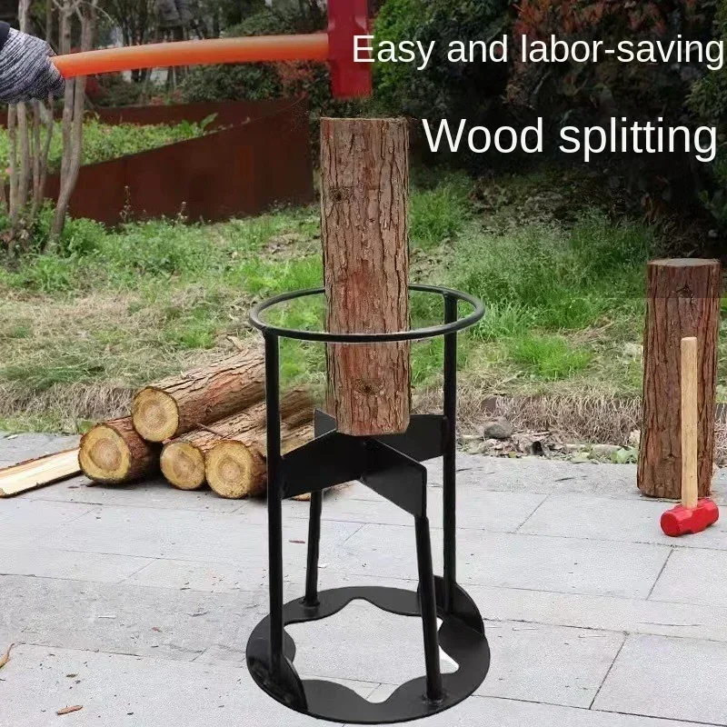

Portable Firewood Splitter Iron Splitting Wedge For Log Wood Labor Saving Portable Wood Splitting Tool For Home Wood Splitter