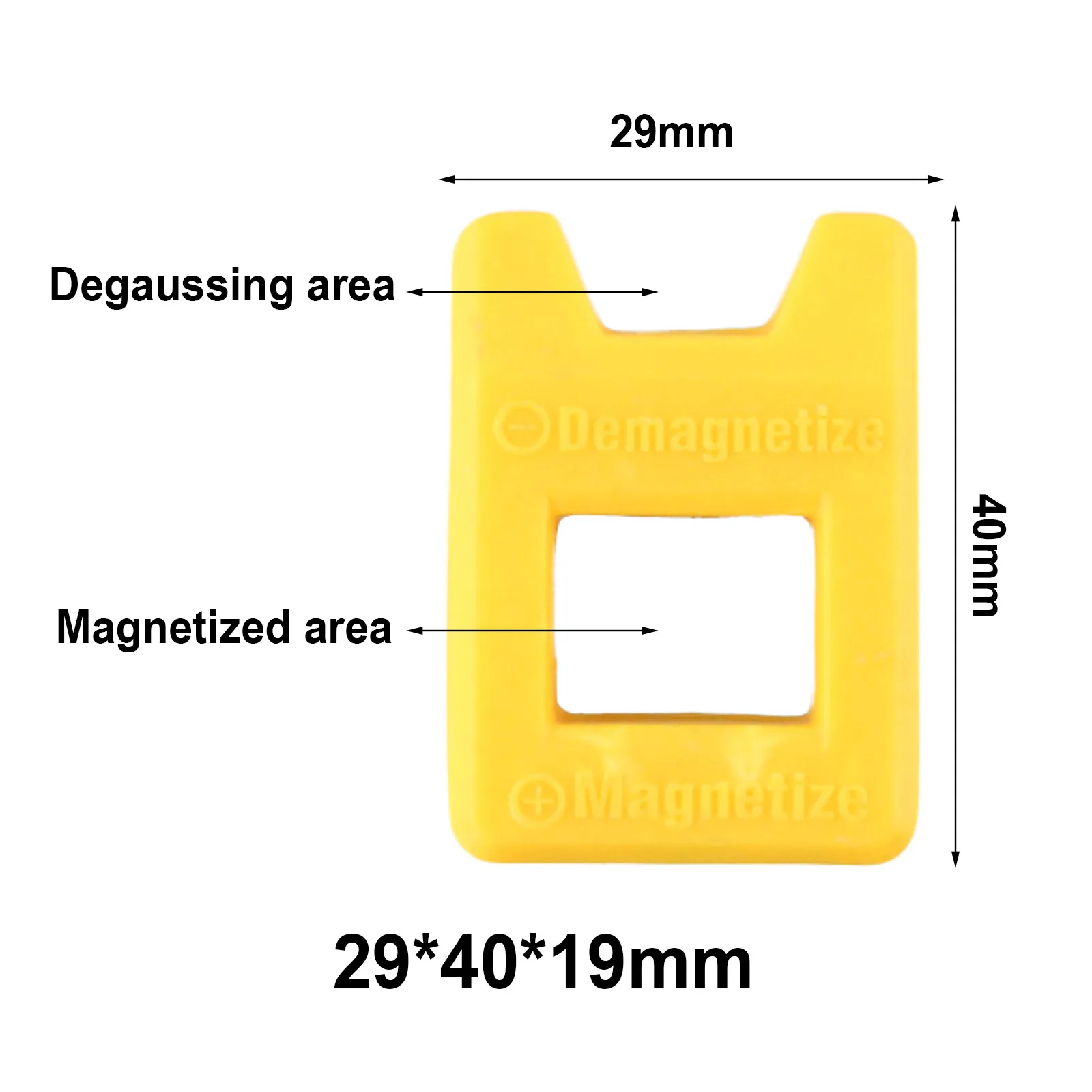 2 In 1 Demagnetizer Magnetizer Quick Magnetic Charge Demagnetic Screwdriver No Batteries Needed Simple And Effective 29*40*19mm
2 In 1 Demagnetizer Magnetizer Quick Magnetic Charge Demagnetic Screwdriver No Batteries Needed Simple And Effective 29*40*19mm
