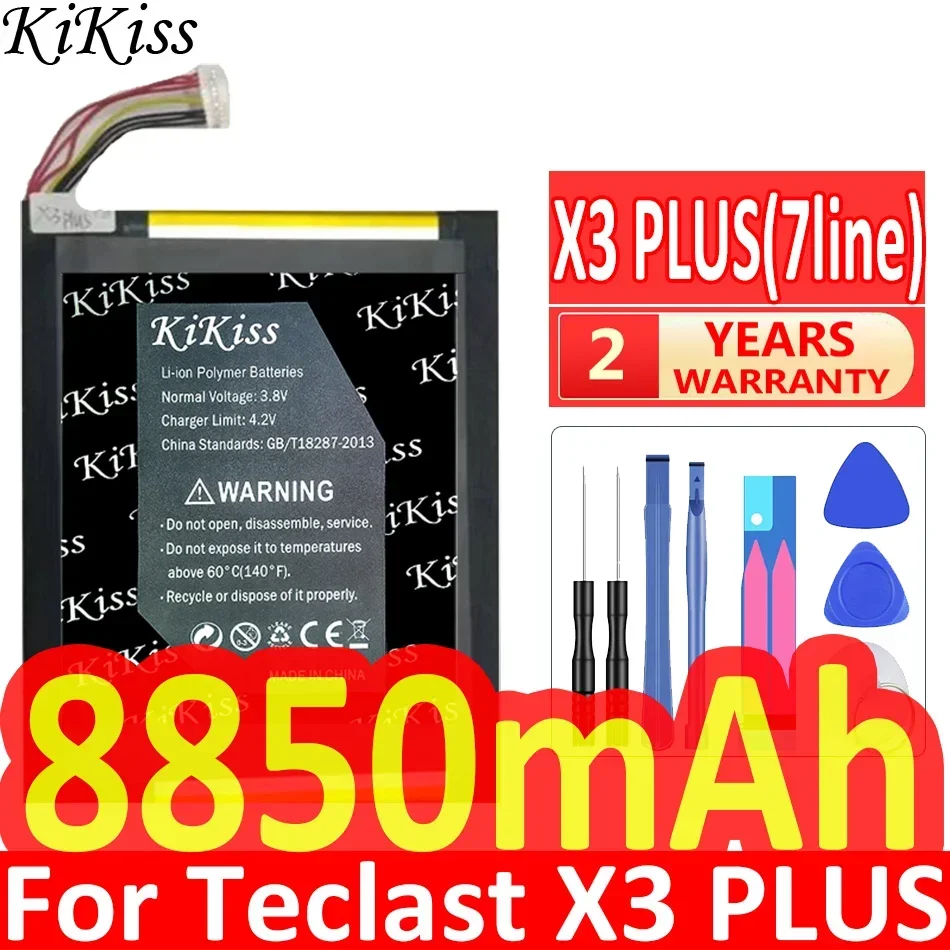 Мощный аккумулятор KiKiss 8850 мАч 9000 мАч для Teclast X3 PLUS X3PLUS 7 Wire/X3 PLUS X3PLUS 9 Wire
Мощный аккумулятор KiKiss 8850 мАч 9000 мАч для Teclast X3 PLUS X3PLUS 7 Wire/X3 PLUS X3PLUS 9 Wire