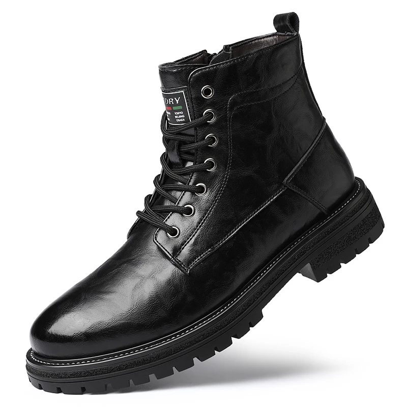 Мужские ботильоны с высоким берцем, водонепроницаемые удобные мягкие теплые короткие ботинки для снега, модный стиль, зимняя обувь
Мужские ботильоны с высоким берцем, водонепроницаемые удобные мягкие теплые короткие ботинки для снега, модный стиль, зимняя обувь